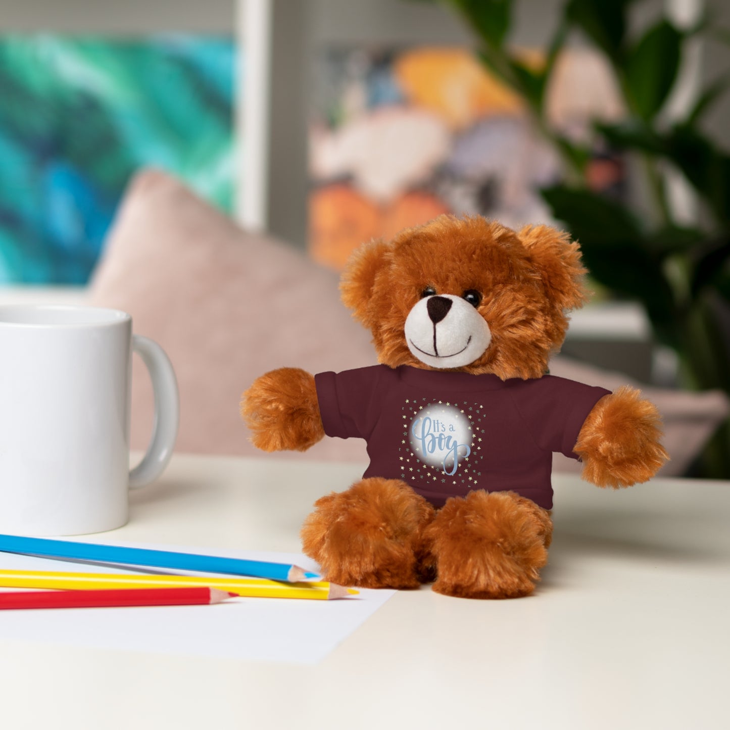 It’s a Boy | Plush Toy with T-Shirt (10 Colors, 6 Animals)