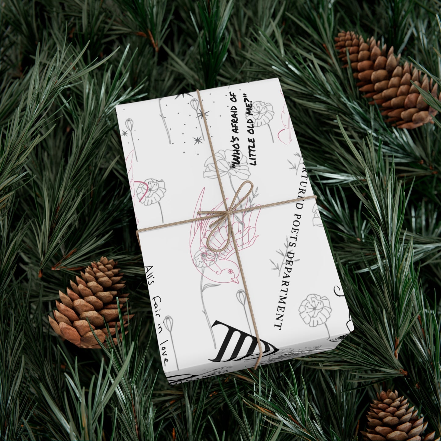 Tortured Poets | Silver | Wrapping Papers