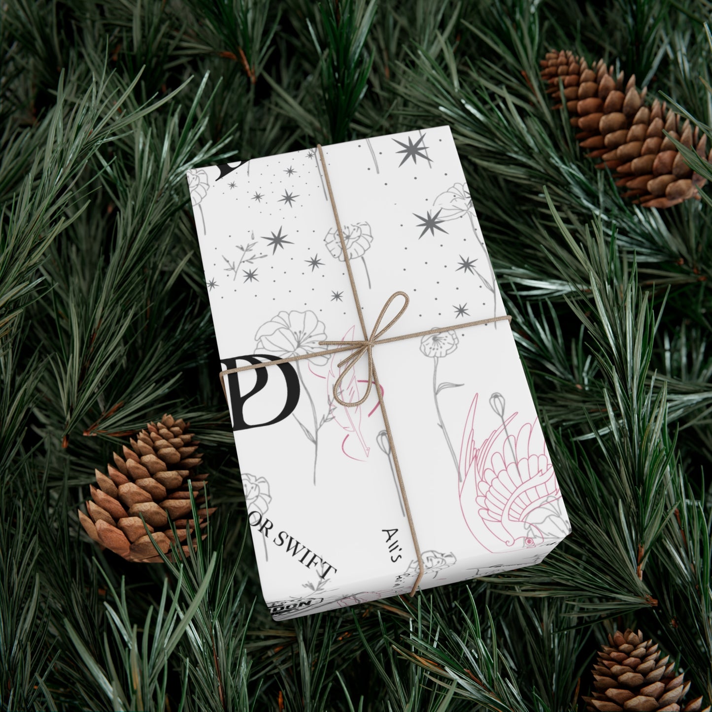 Tortured Poets | Silver | Wrapping Papers