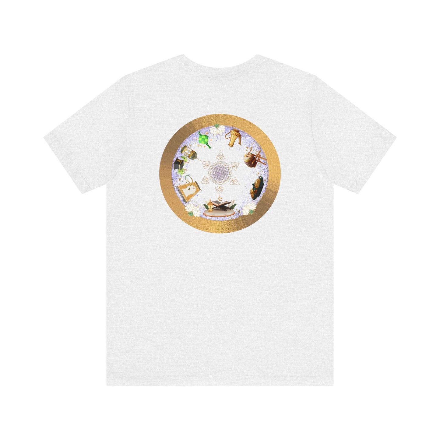 Purple and Gold | Muslim Inspired Short Sleeve Tee | Unisex Jersey