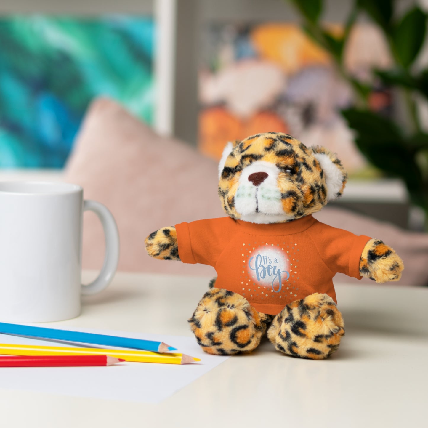 It’s a Boy | Plush Toy with T-Shirt (10 Colors, 6 Animals)