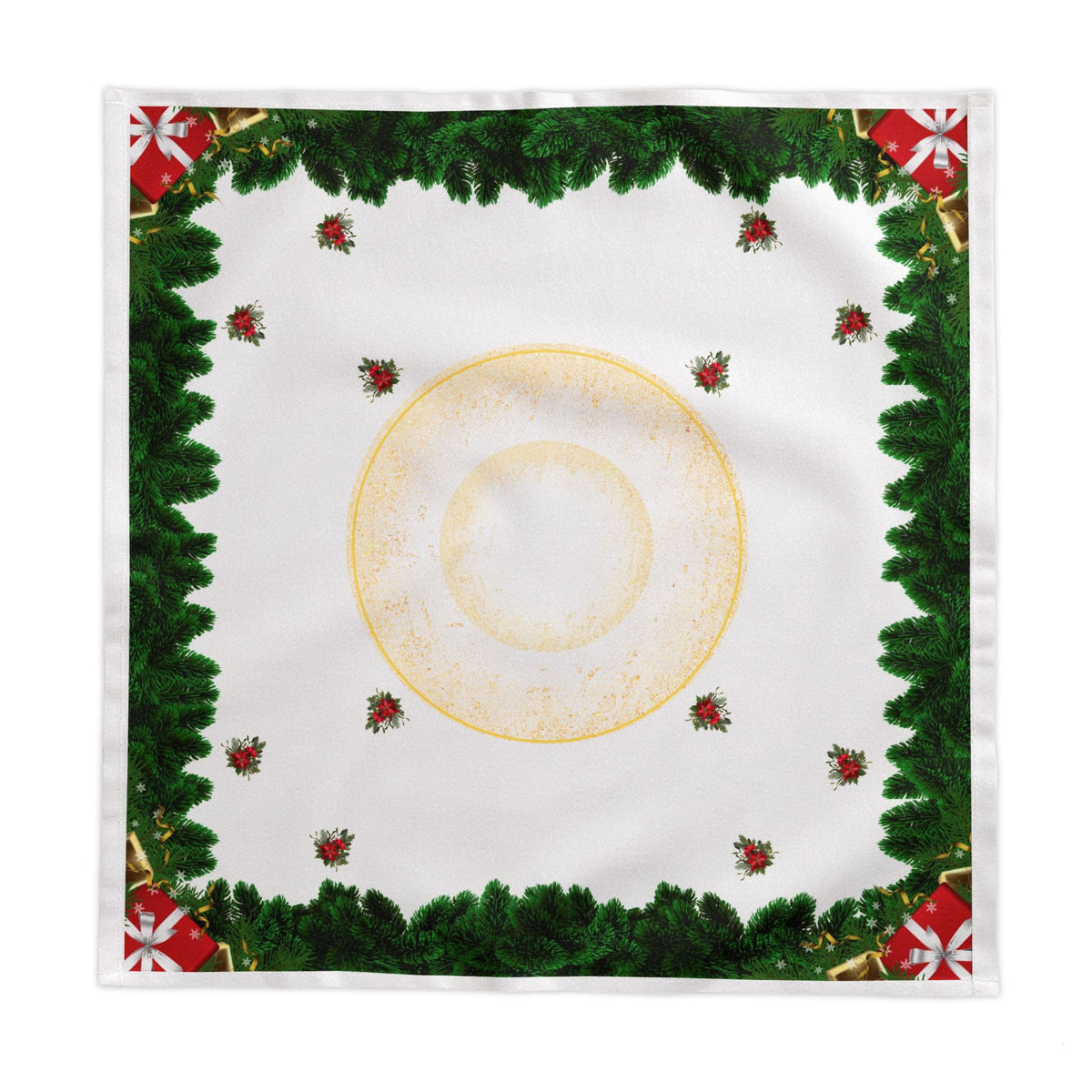 Christmas Trimmings Tablecloth | Celebration Table Decor