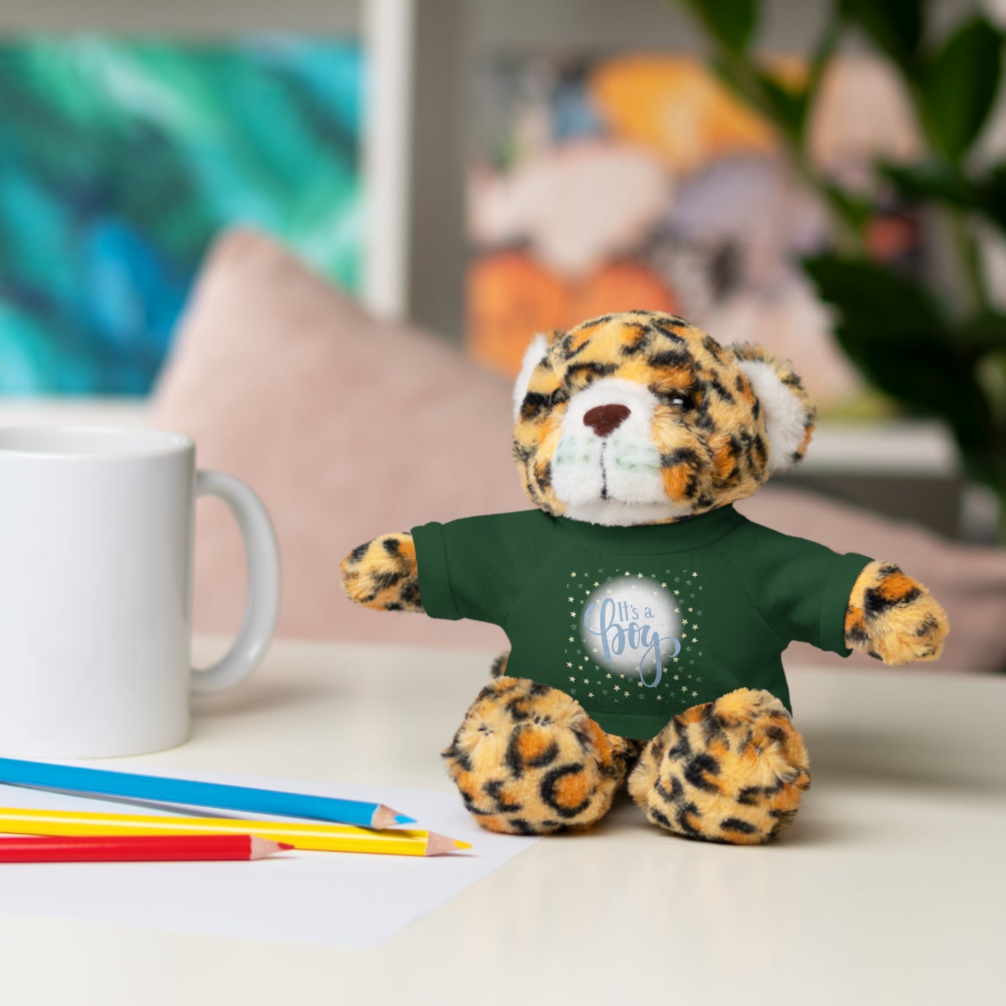 It’s a Boy | Plush Toy with T-Shirt (10 Colors, 6 Animals)