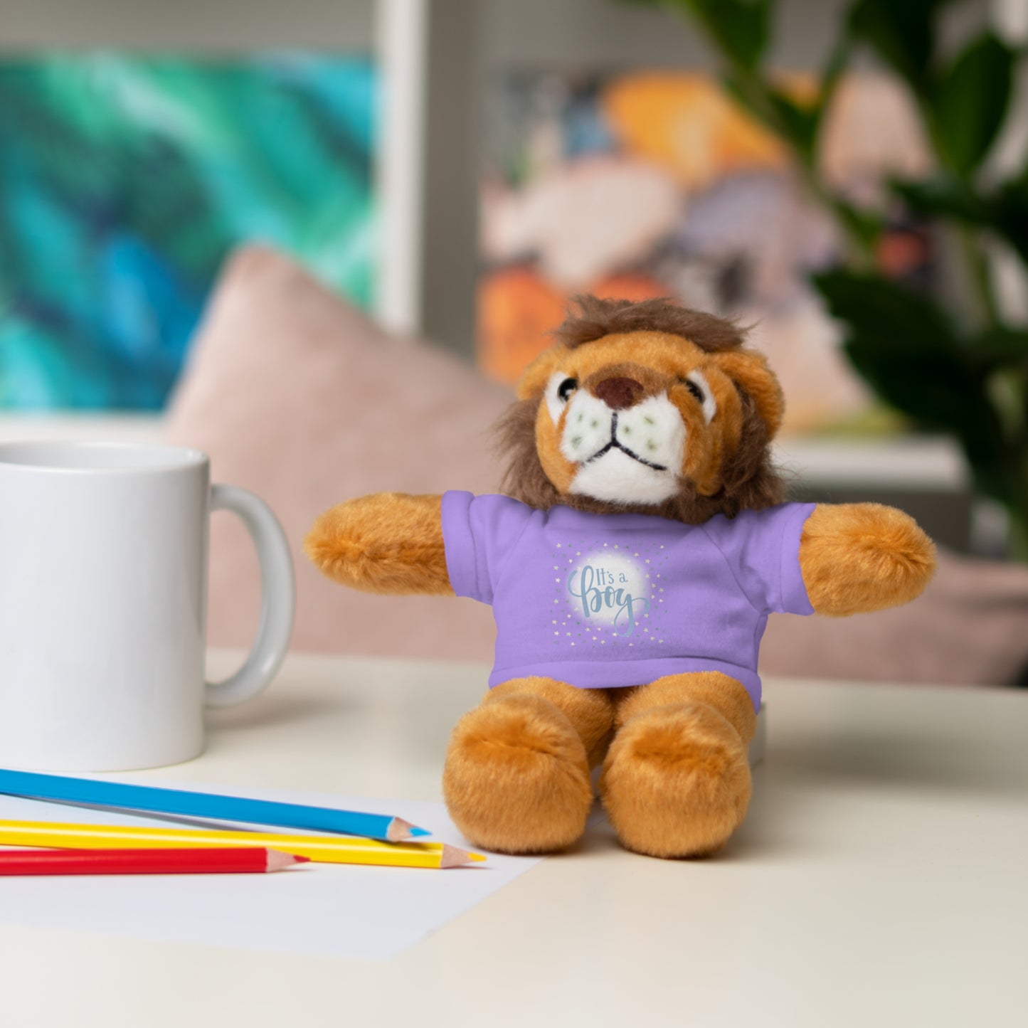 It’s a Boy | Plush Toy with T-Shirt (10 Colors, 6 Animals)