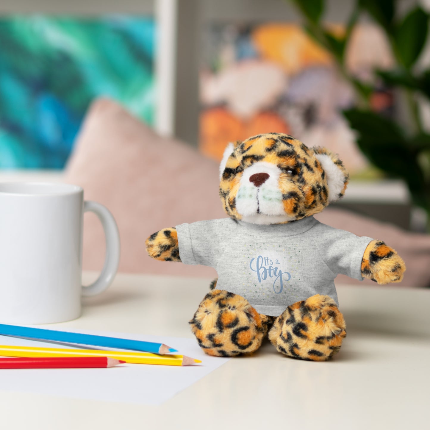 It’s a Boy | Plush Toy with T-Shirt (10 Colors, 6 Animals)