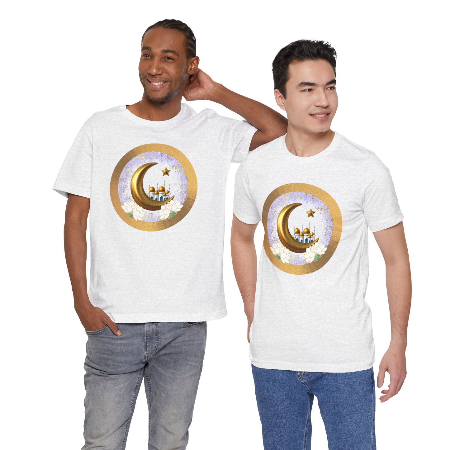 Purple and Gold | Muslim Inspired Short Sleeve Tee | Unisex Jersey