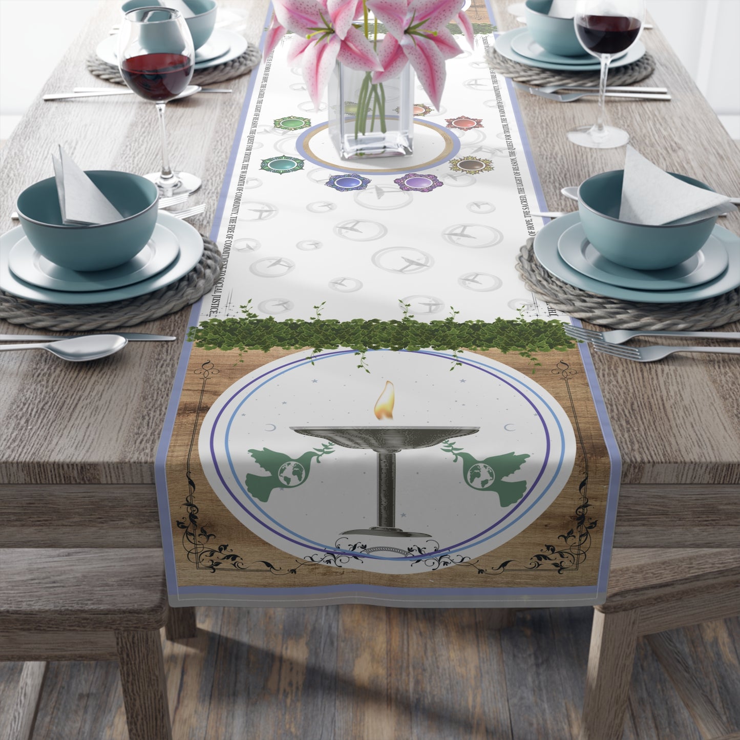 UUs / CUUPs Feast | Table Runner (Cotton, Poly)
