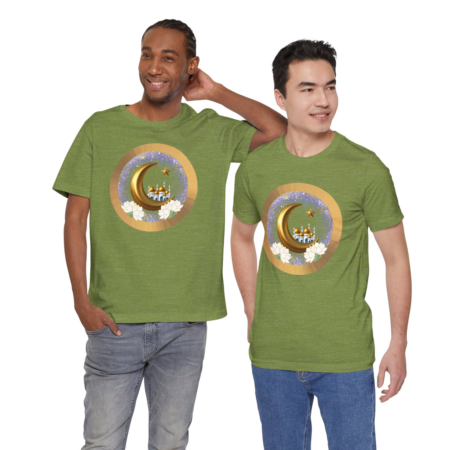 Purple and Gold | Muslim Inspired Short Sleeve Tee | Unisex Jersey