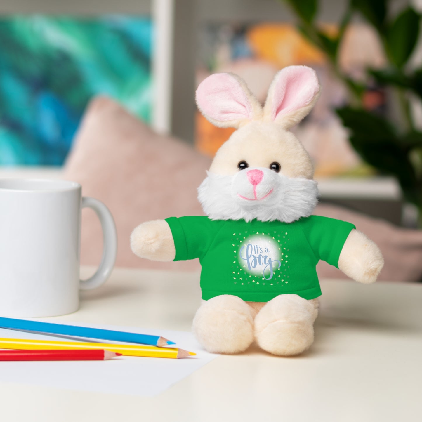 It’s a Boy | Plush Toy with T-Shirt (10 Colors, 6 Animals)