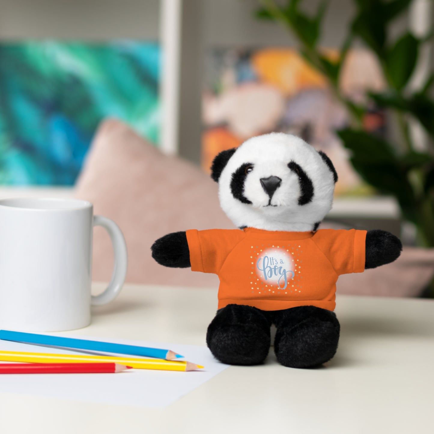 It’s a Boy | Plush Toy with T-Shirt (10 Colors, 6 Animals)