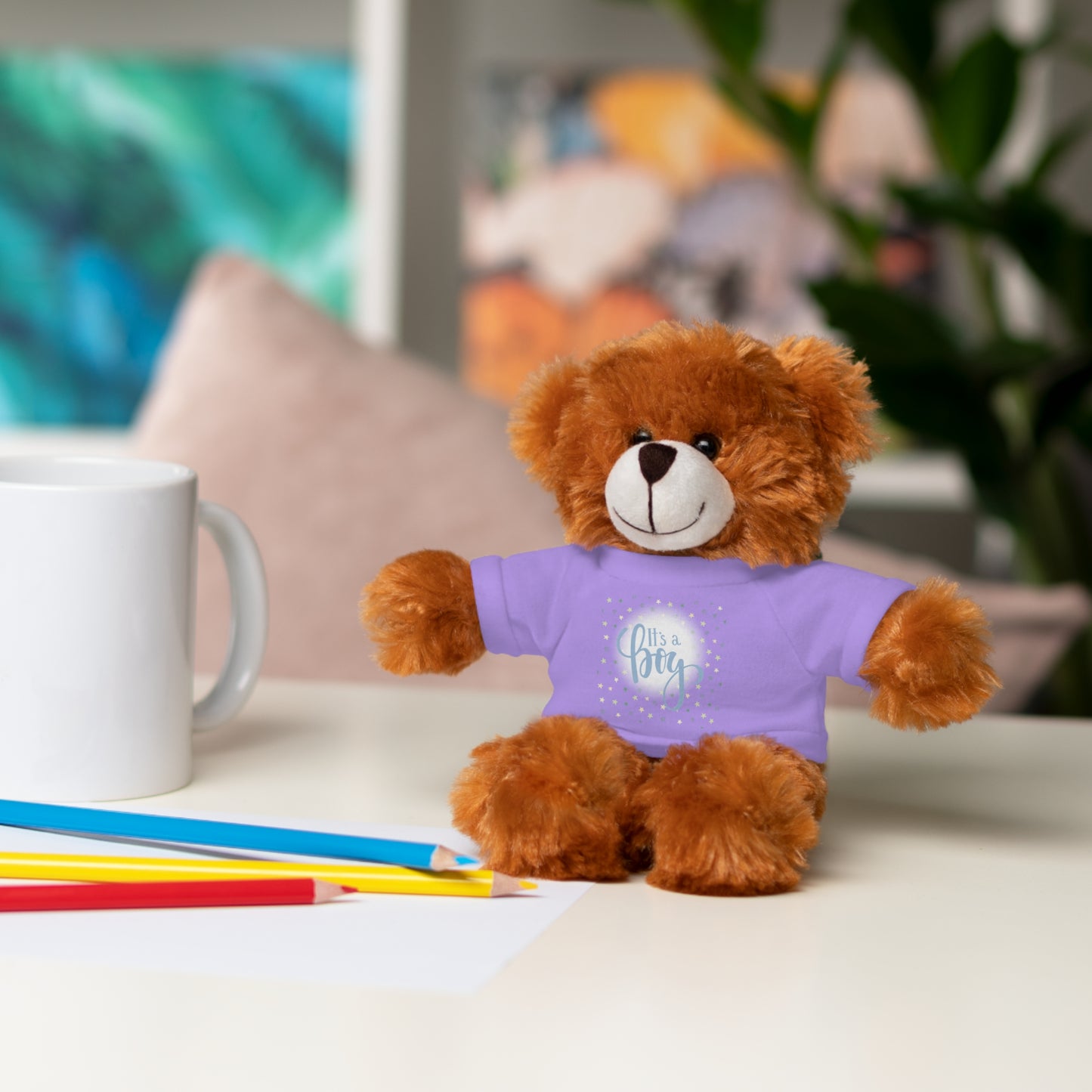 It’s a Boy | Plush Toy with T-Shirt (10 Colors, 6 Animals)