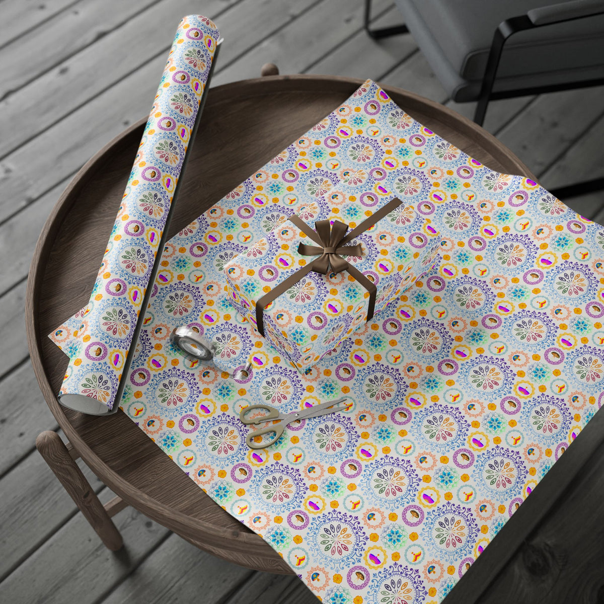 Mandela Gift Wrap | Hindu inspired | Wrapping paper