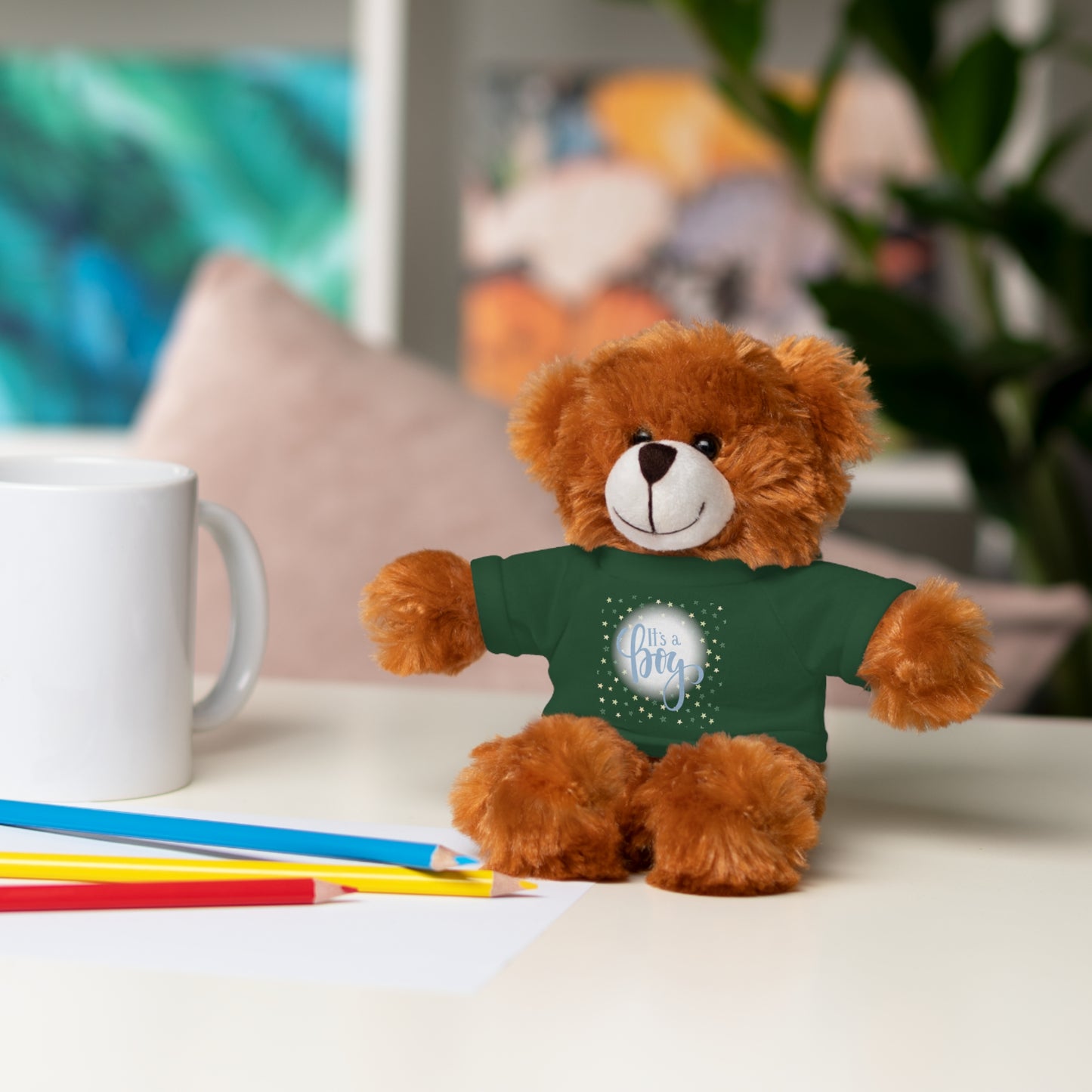 It’s a Boy | Plush Toy with T-Shirt (10 Colors, 6 Animals)