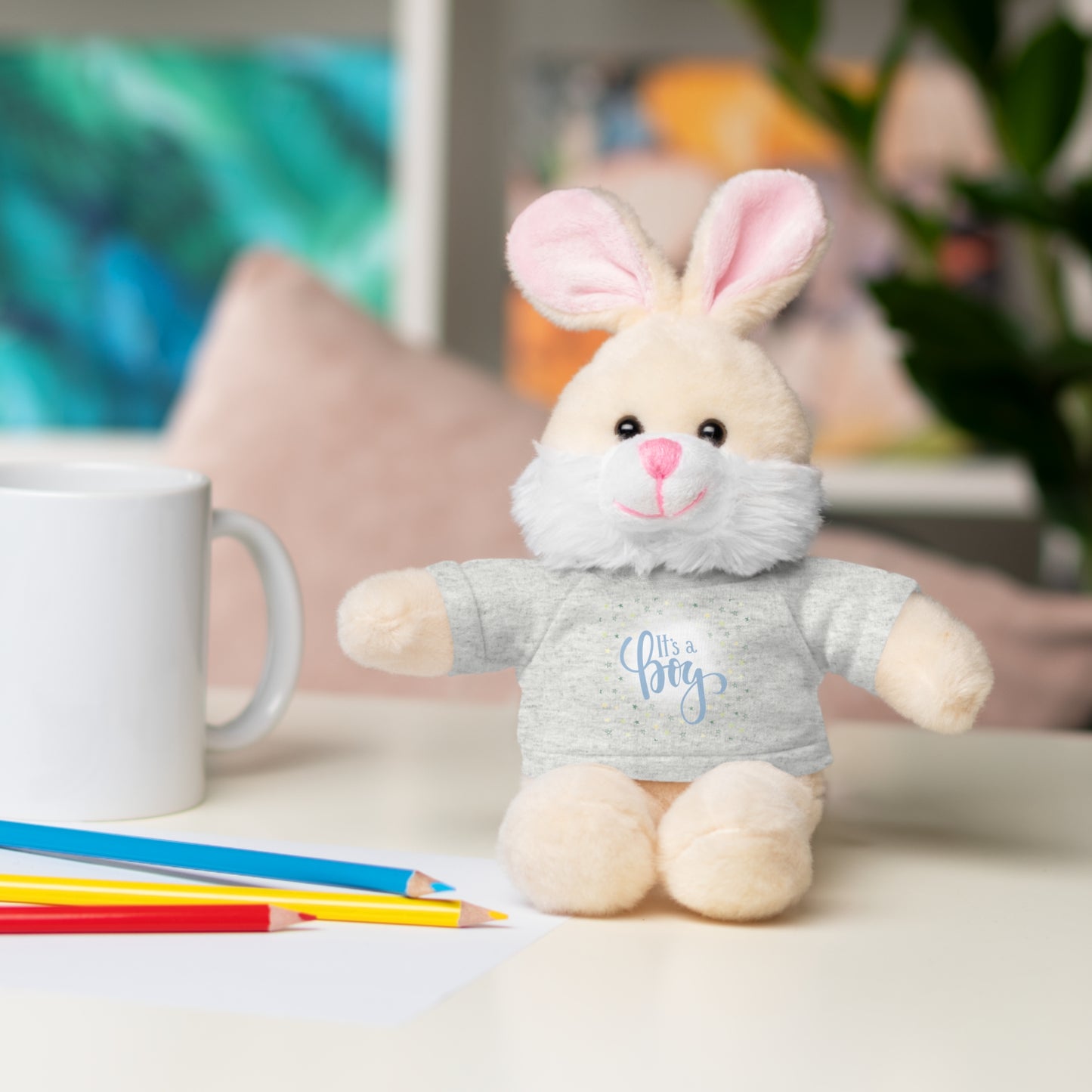 It’s a Boy | Plush Toy with T-Shirt (10 Colors, 6 Animals)