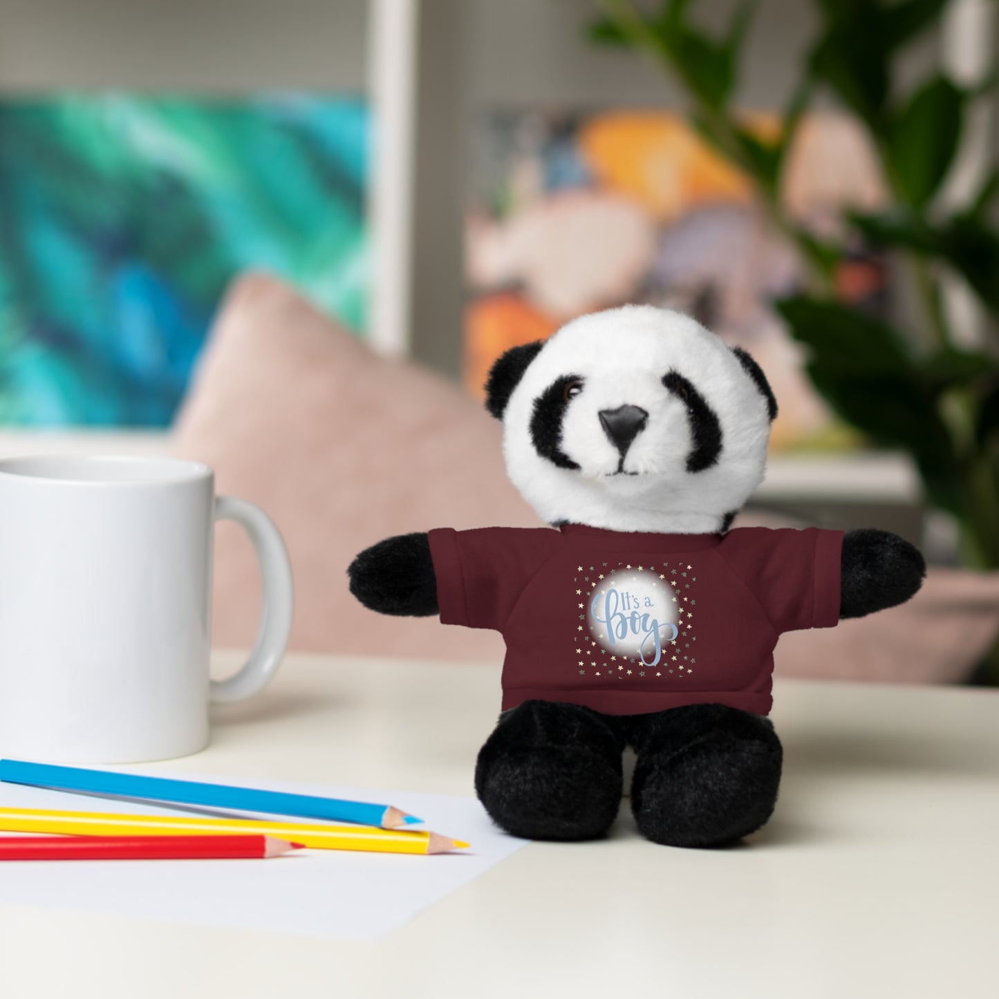 It’s a Boy | Plush Toy with T-Shirt (10 Colors, 6 Animals)