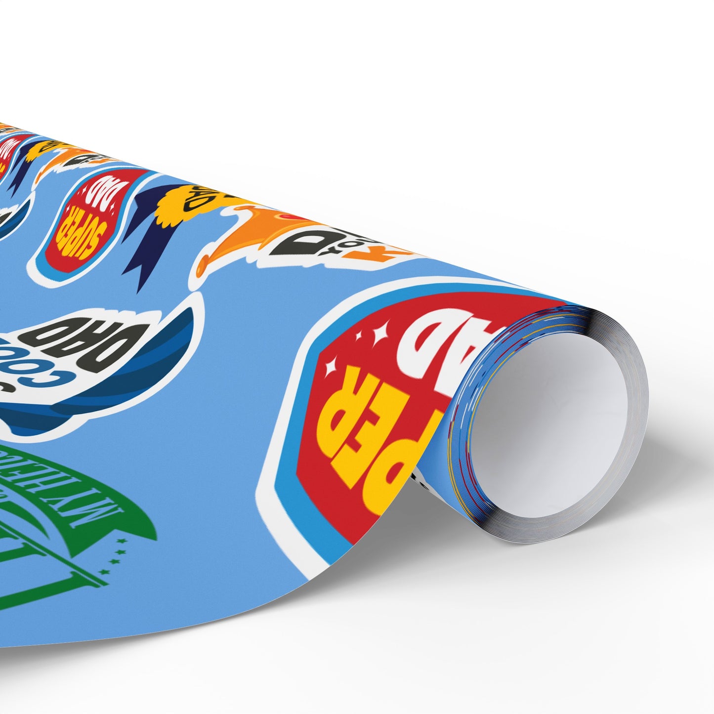 BEST DAD (Blue) | Wrapping Papers