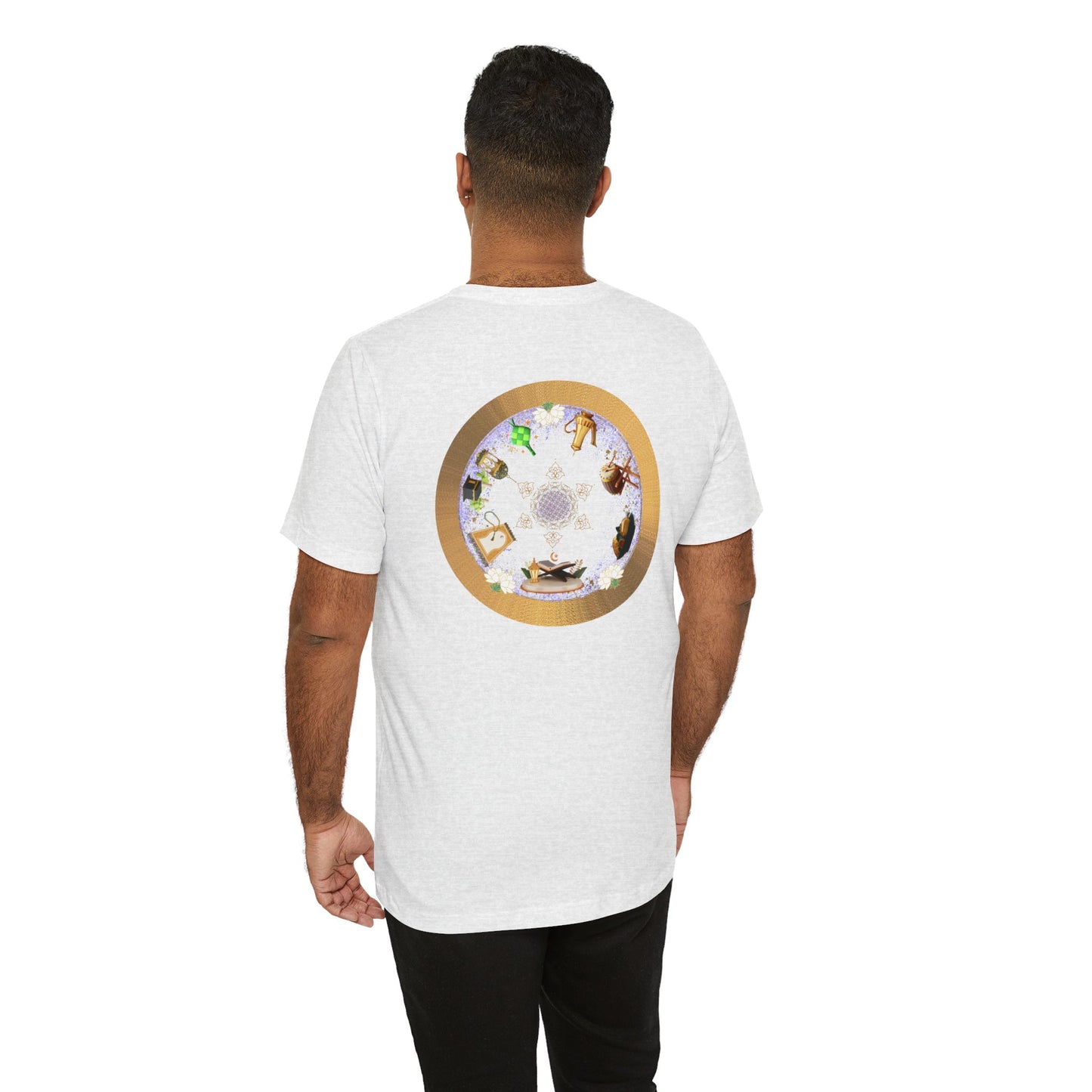 Purple and Gold | Muslim Inspired Short Sleeve Tee | Unisex Jersey