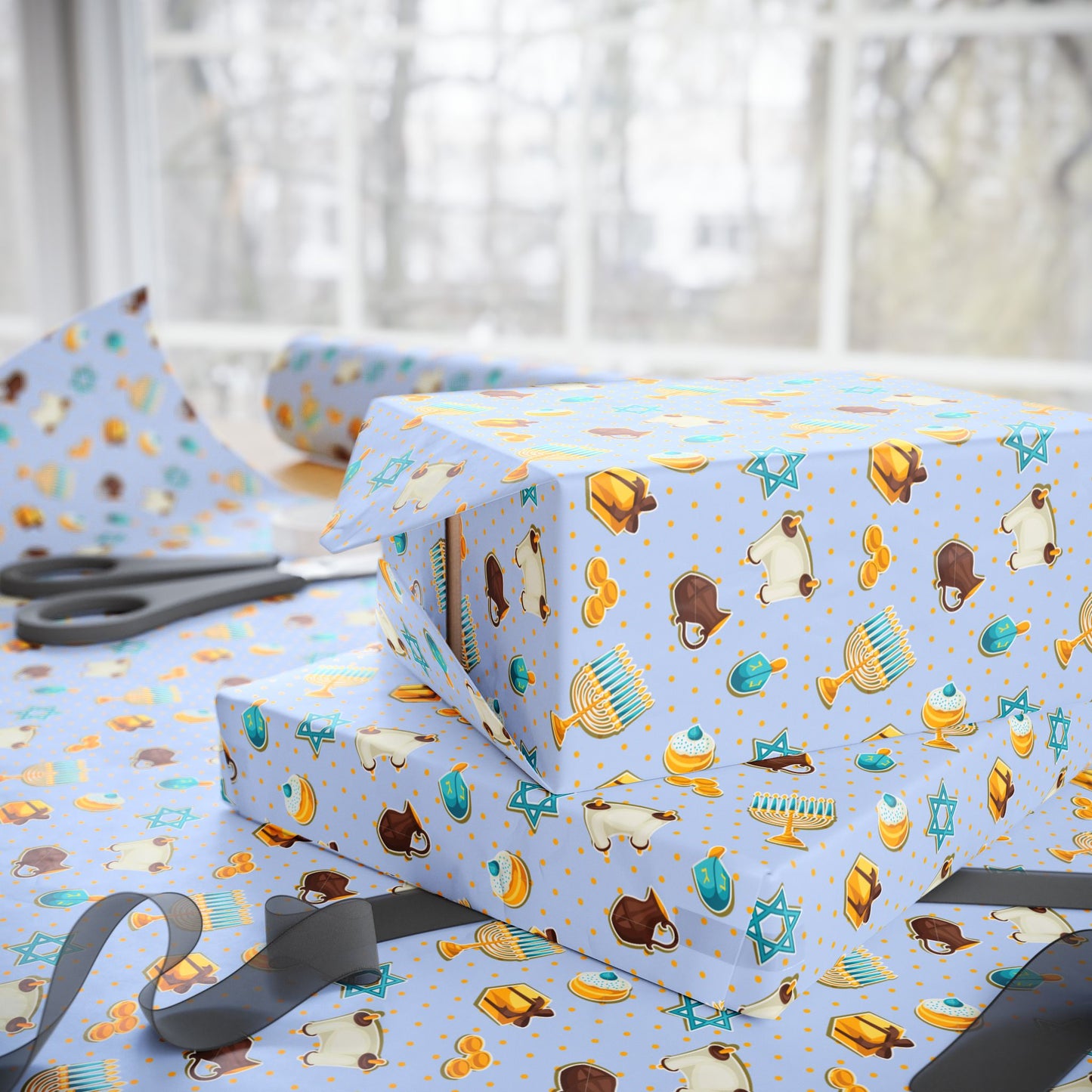 Hanukkah Cheer Wrapping Paper