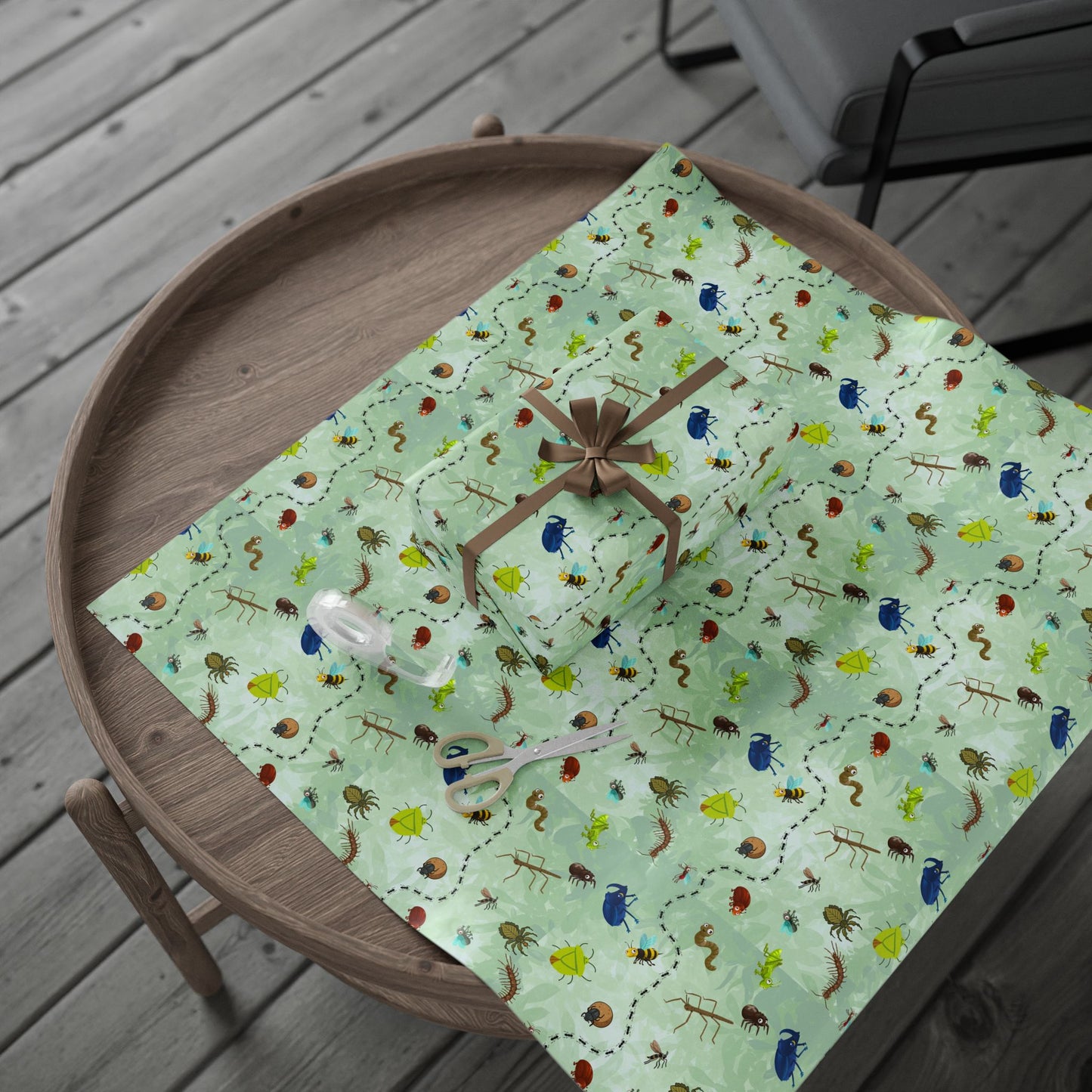 Life of Bugs Gift Wrap | Creepy Crawley Entomologist | Wrapping Paper