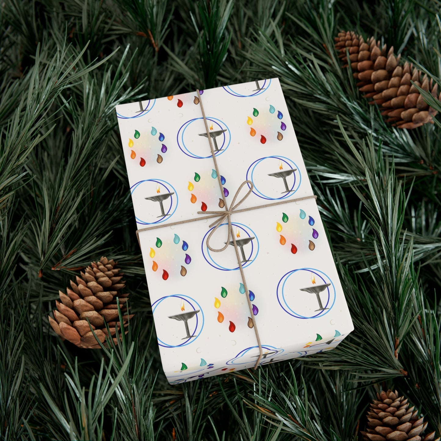Flaming Chalice | 8 ways | Gift Wrap Papers
