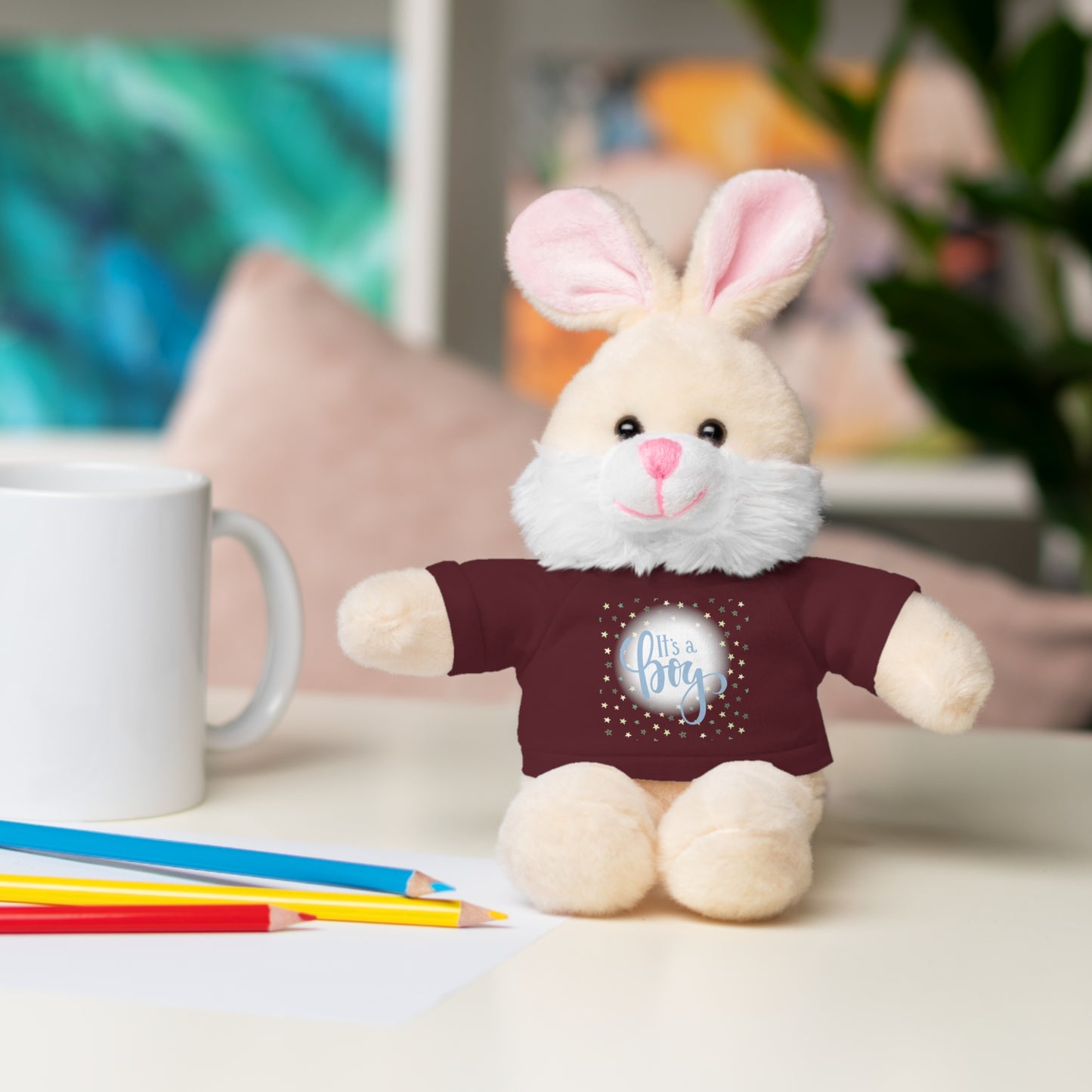 It’s a Boy | Plush Toy with T-Shirt (10 Colors, 6 Animals)