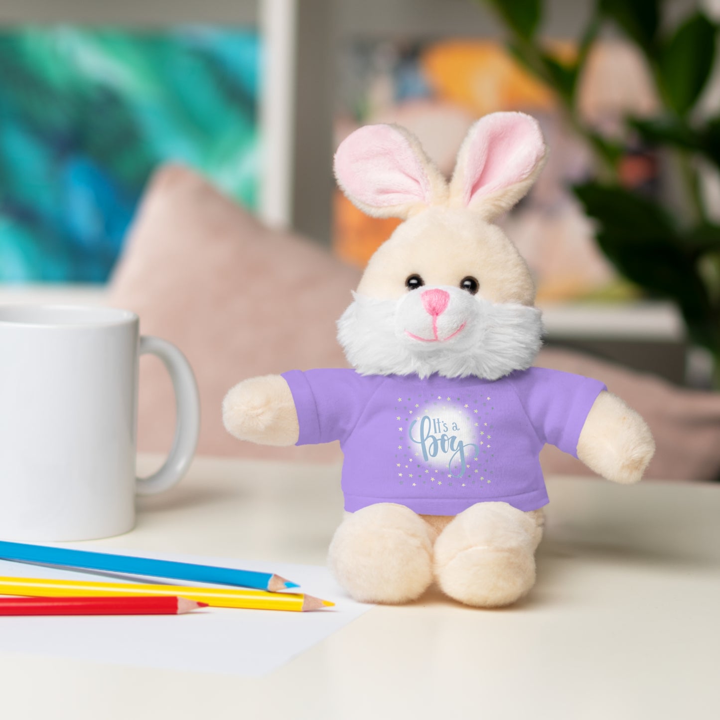 It’s a Boy | Plush Toy with T-Shirt (10 Colors, 6 Animals)