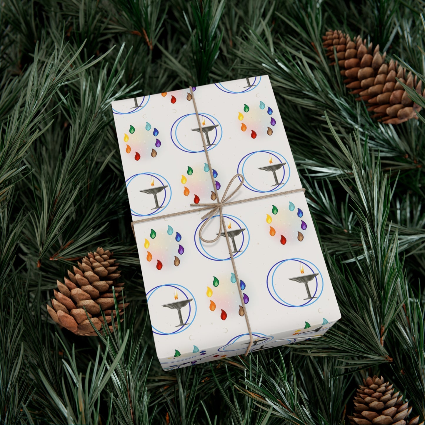Flaming Chalice | 8 ways | Gift Wrap Papers