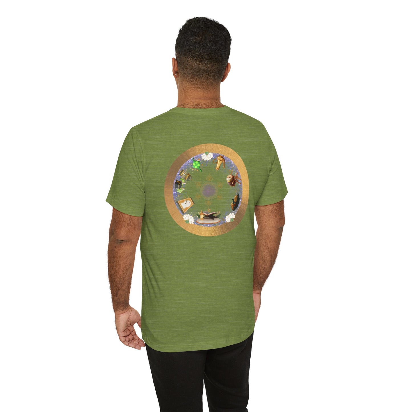 Purple and Gold | Muslim Inspired Short Sleeve Tee | Unisex Jersey