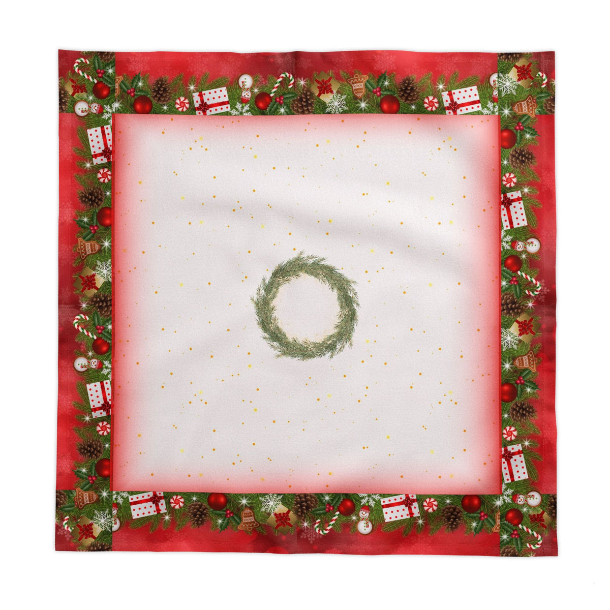 Christmas Feast Tablecloth | Celebration Table Decor