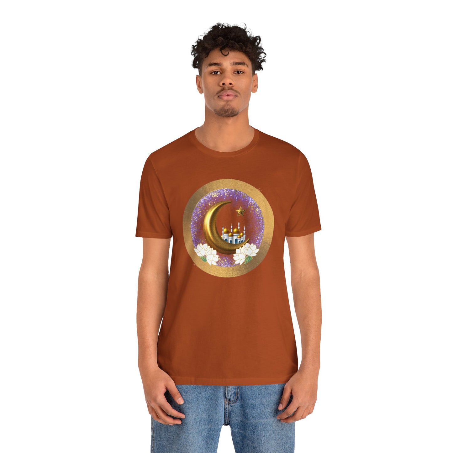Purple and Gold | Muslim Inspired Short Sleeve Tee | Unisex Jersey