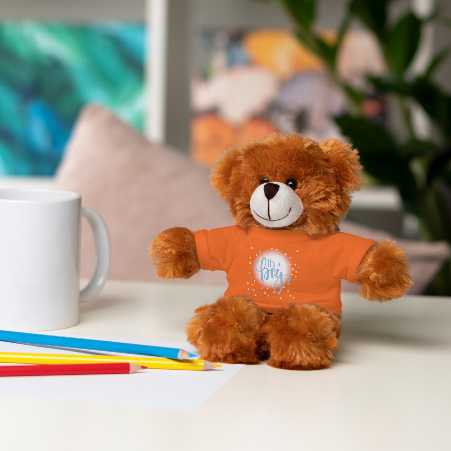 It’s a Boy | Plush Toy with T-Shirt (10 Colors, 6 Animals)