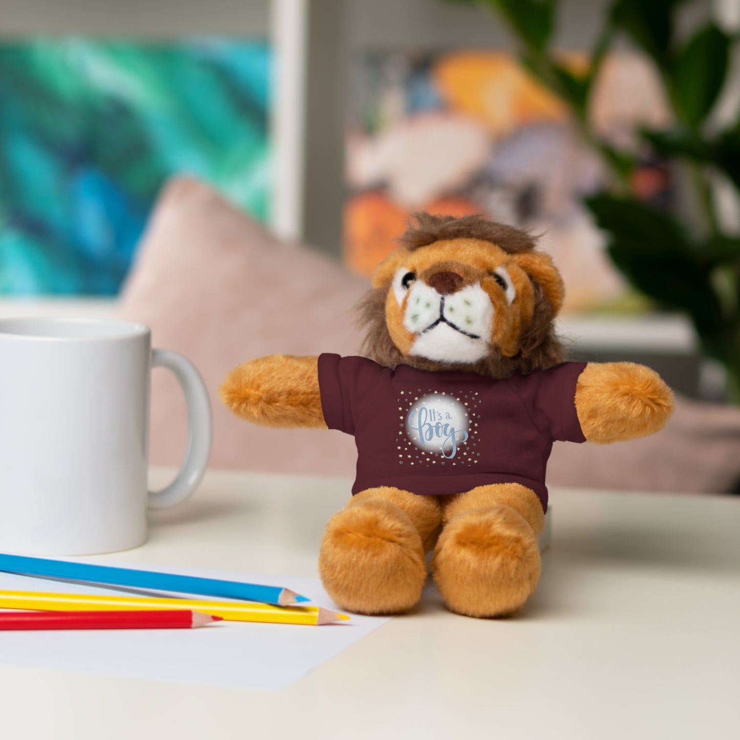 It’s a Boy | Plush Toy with T-Shirt (10 Colors, 6 Animals)