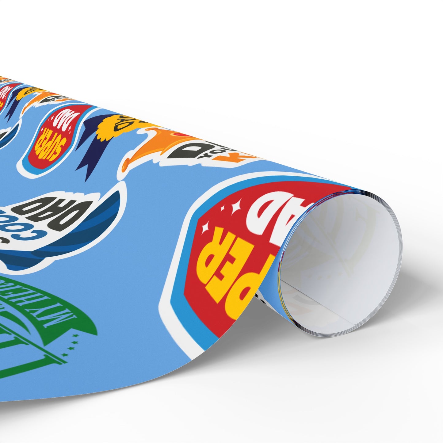 BEST DAD (Blue) | Wrapping Papers