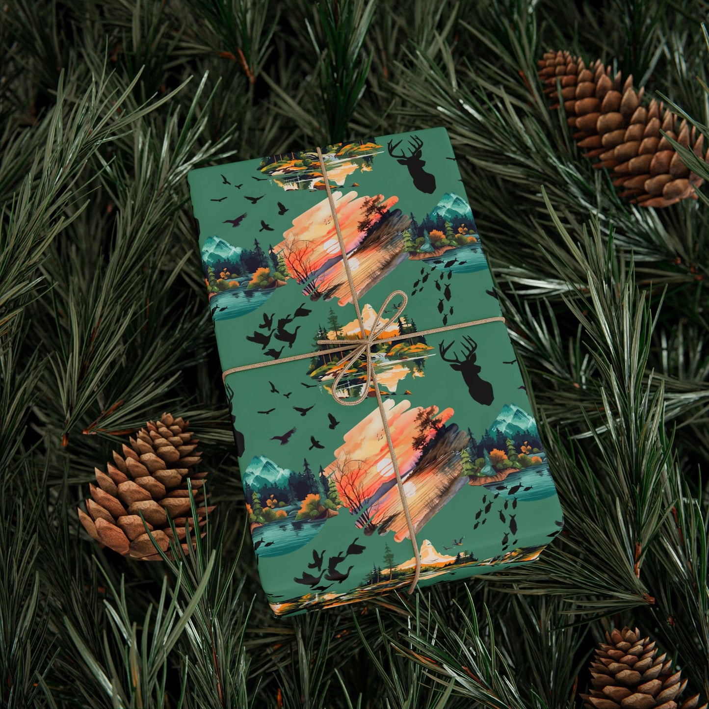 Natures Glory Gift Wrap | Greenery Hunters Guild | Wrapping Paper