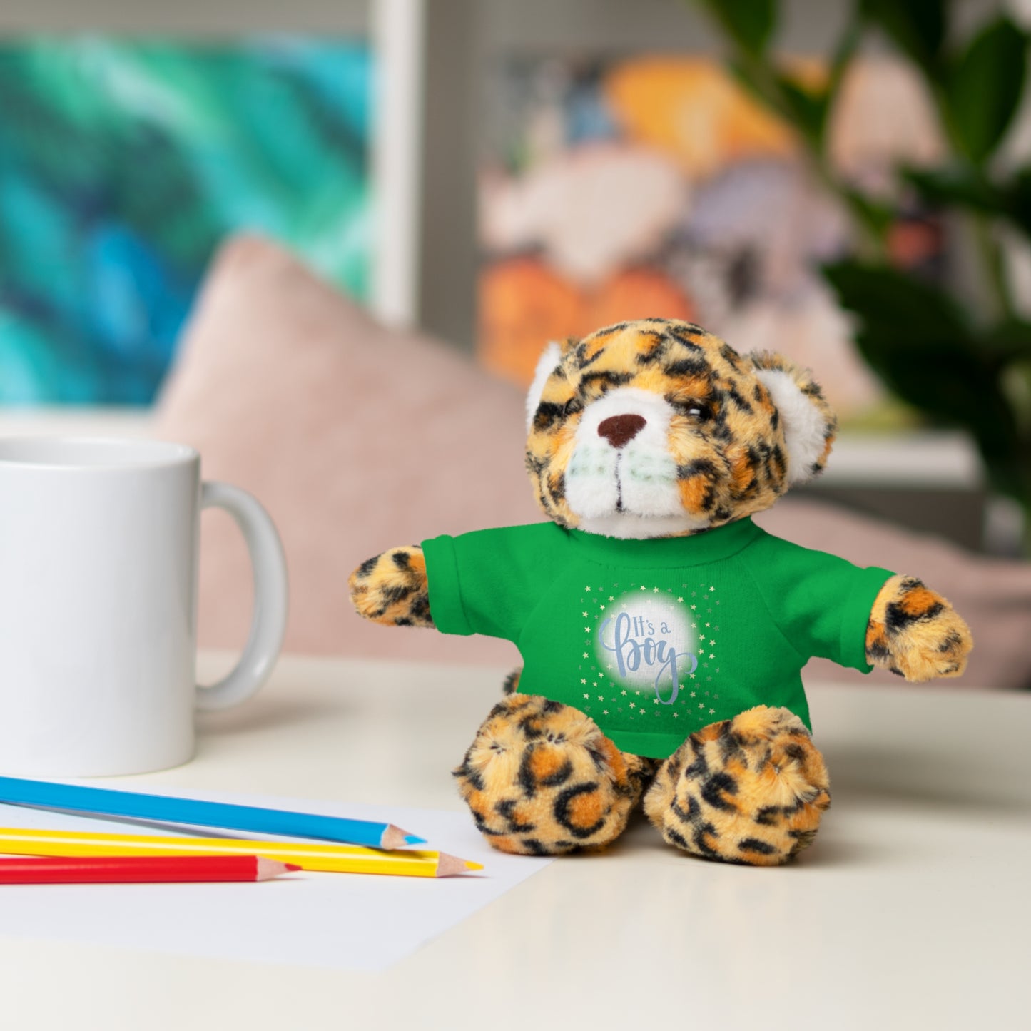 It’s a Boy | Plush Toy with T-Shirt (10 Colors, 6 Animals)