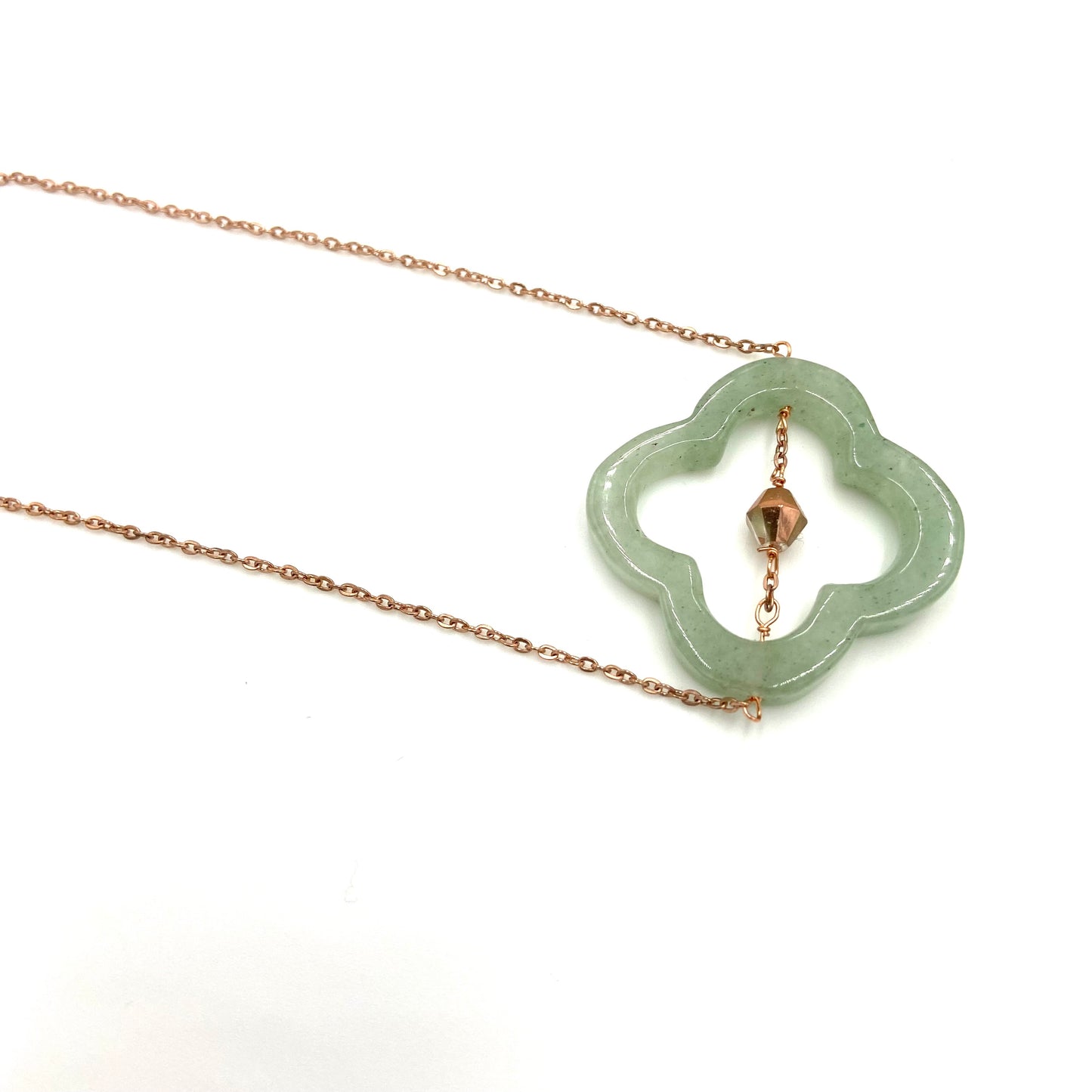 Rose Jade Necklace