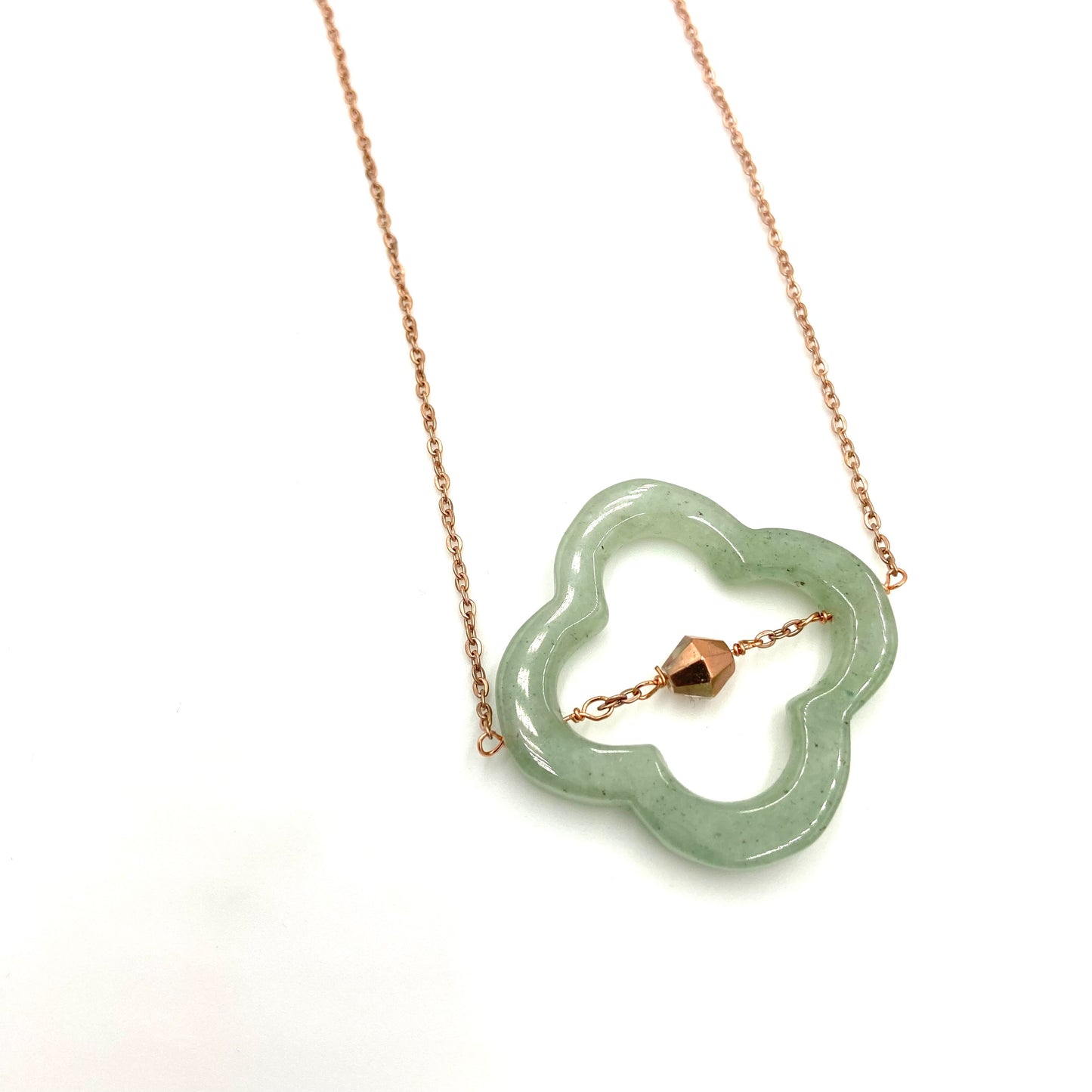 Rose Jade Necklace