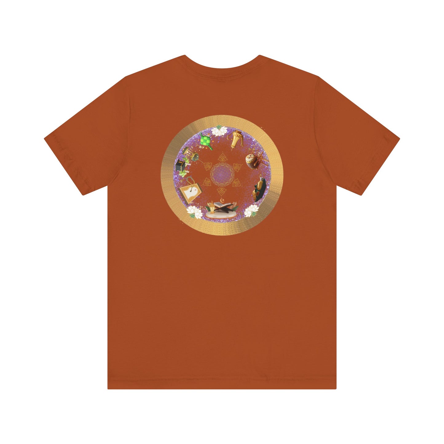 Purple and Gold | Muslim Inspired Short Sleeve Tee | Unisex Jersey