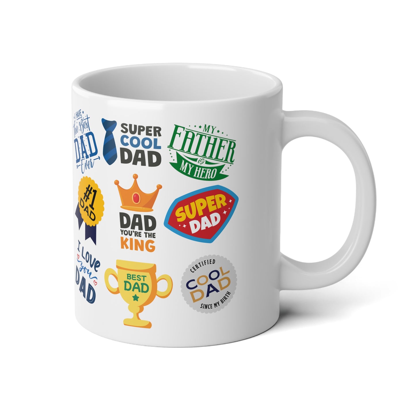 Best Dad Jumbo Mug, 20oz