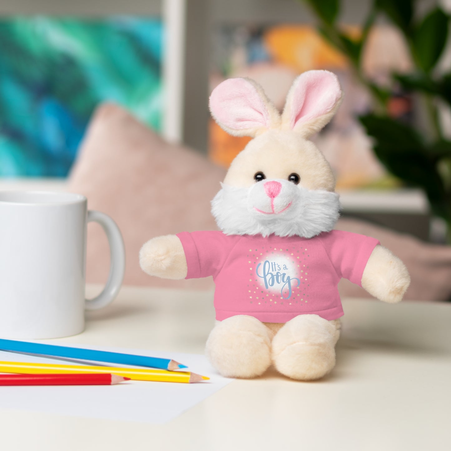 It’s a Boy | Plush Toy with T-Shirt (10 Colors, 6 Animals)