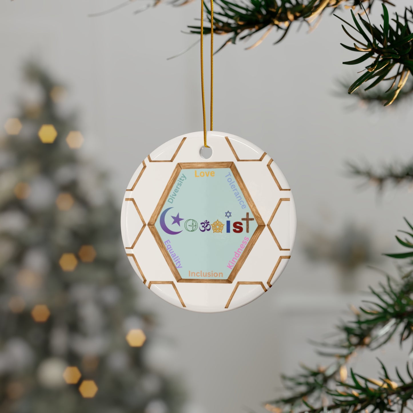 Coexist | Heirloom Ceramic Ornaments (1pc, 3pcs, 5pcs, 10pcs)