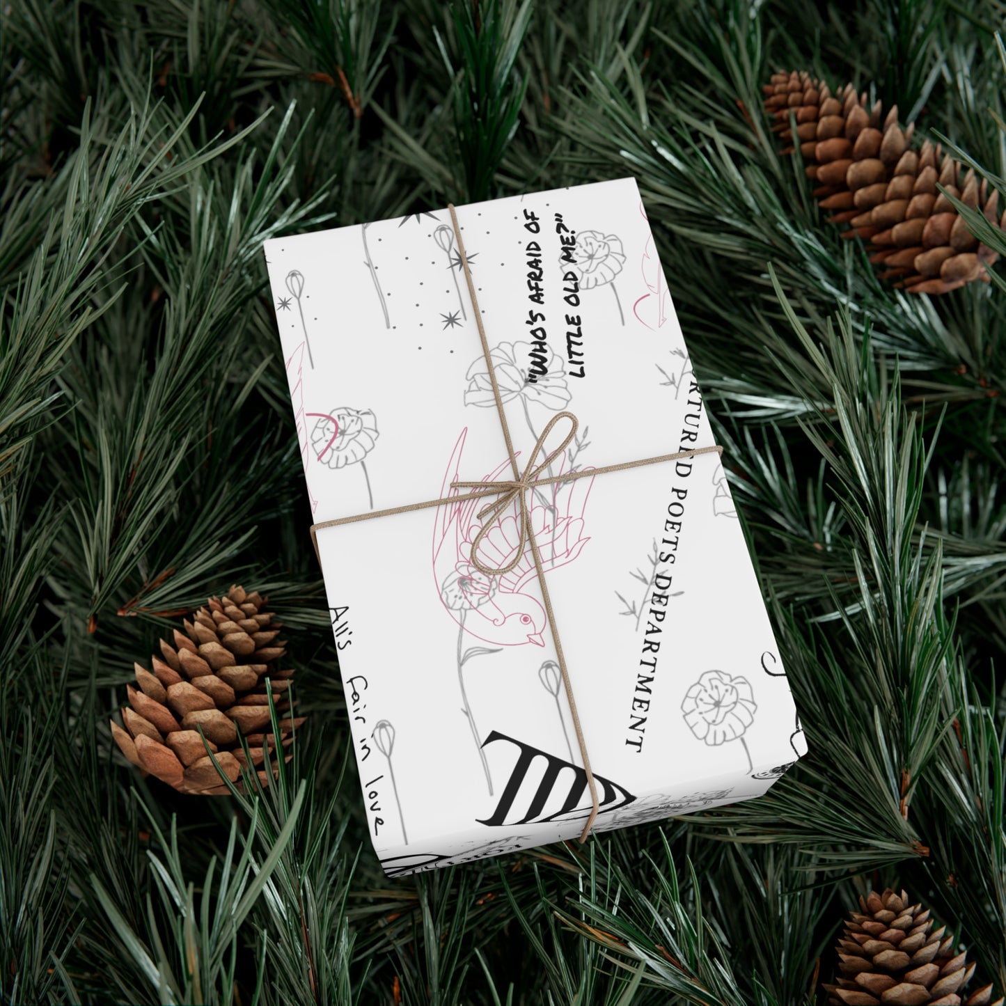 Tortured Poets | Silver | Wrapping Papers