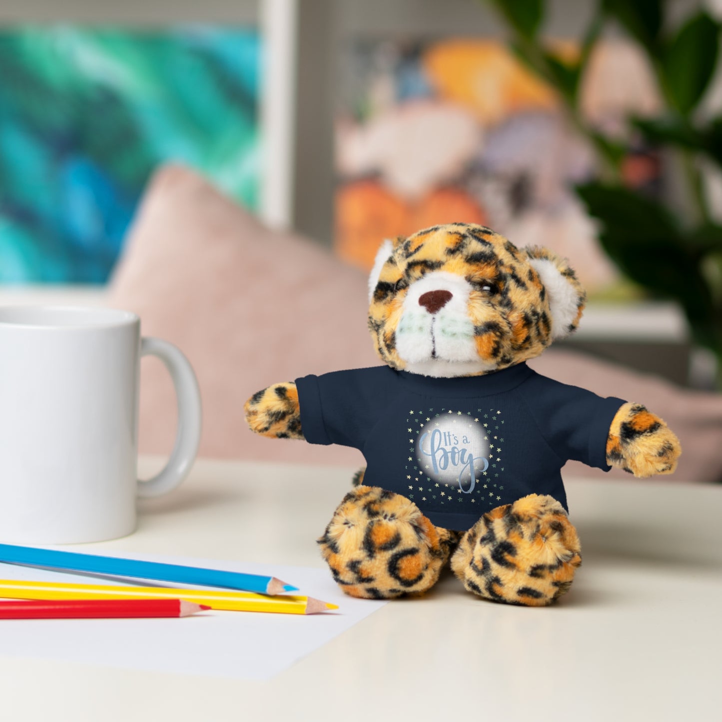 It’s a Boy | Plush Toy with T-Shirt (10 Colors, 6 Animals)