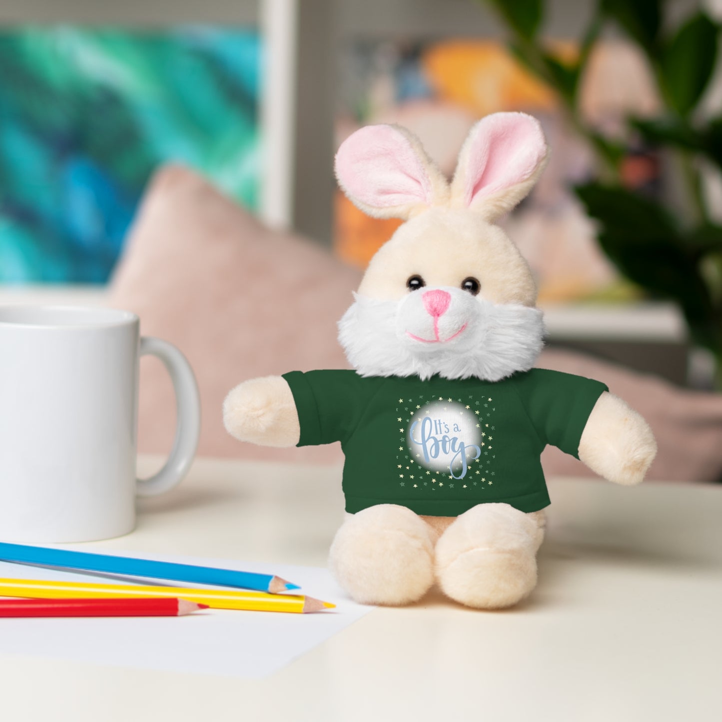 It’s a Boy | Plush Toy with T-Shirt (10 Colors, 6 Animals)