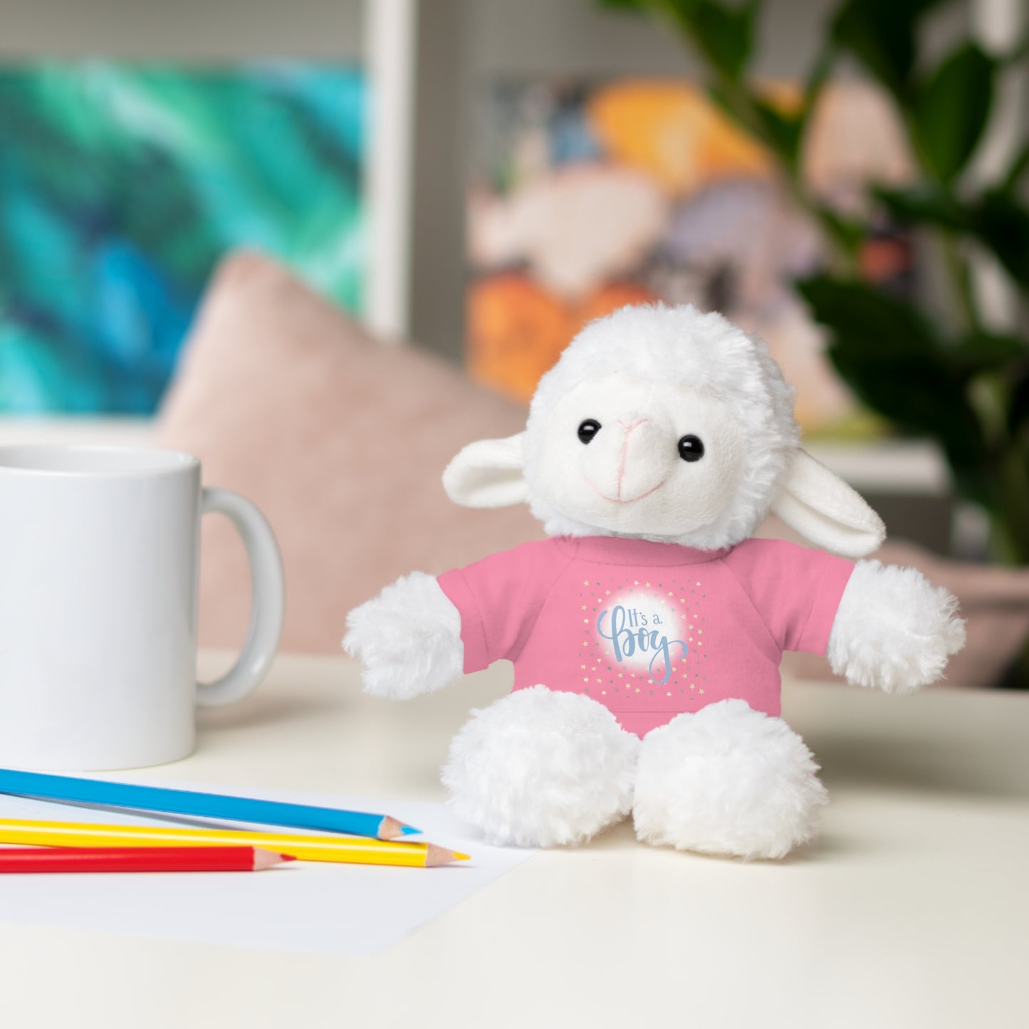 It’s a Boy | Plush Toy with T-Shirt (10 Colors, 6 Animals)