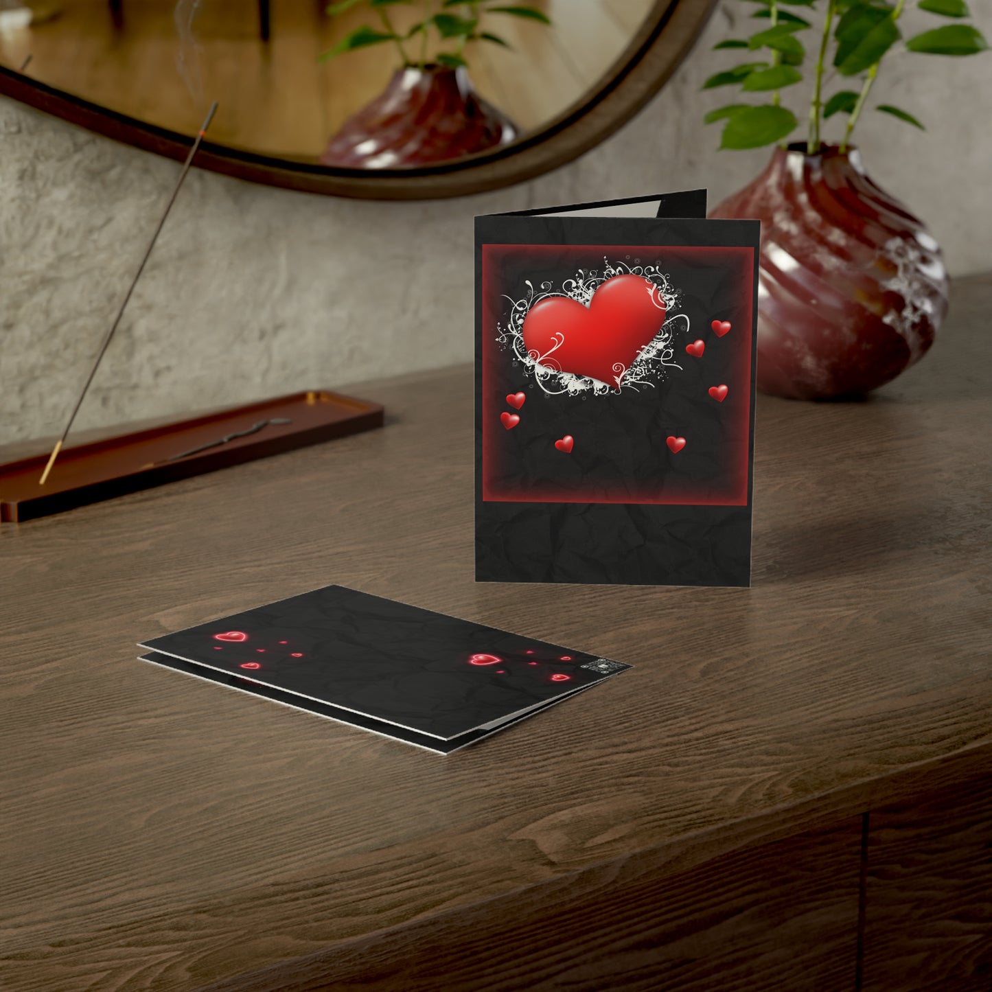 Warm Glow Greeting Cards — Send a Message From the Heart (1 or 10 pc)