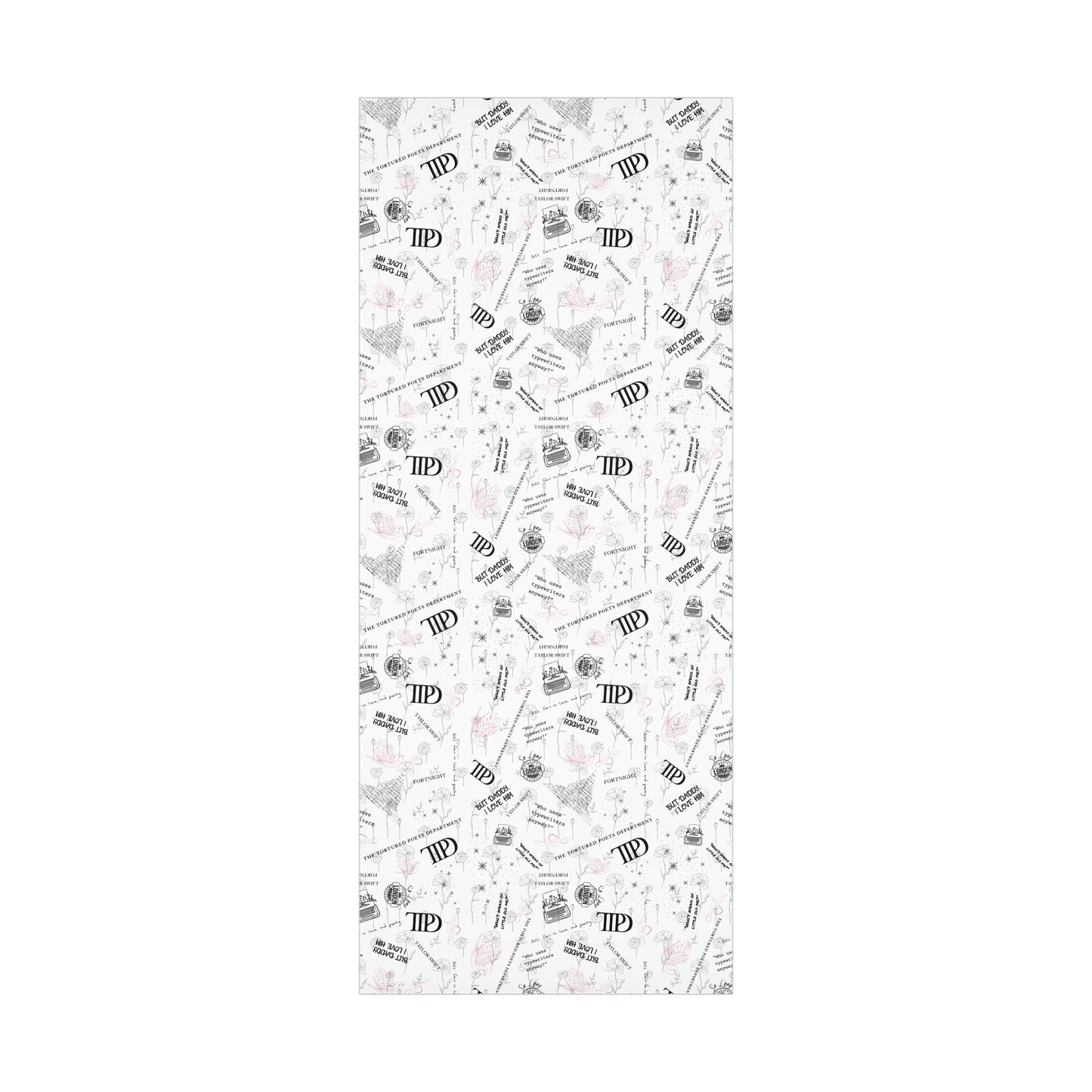 Tortured Poets | Silver | Wrapping Papers