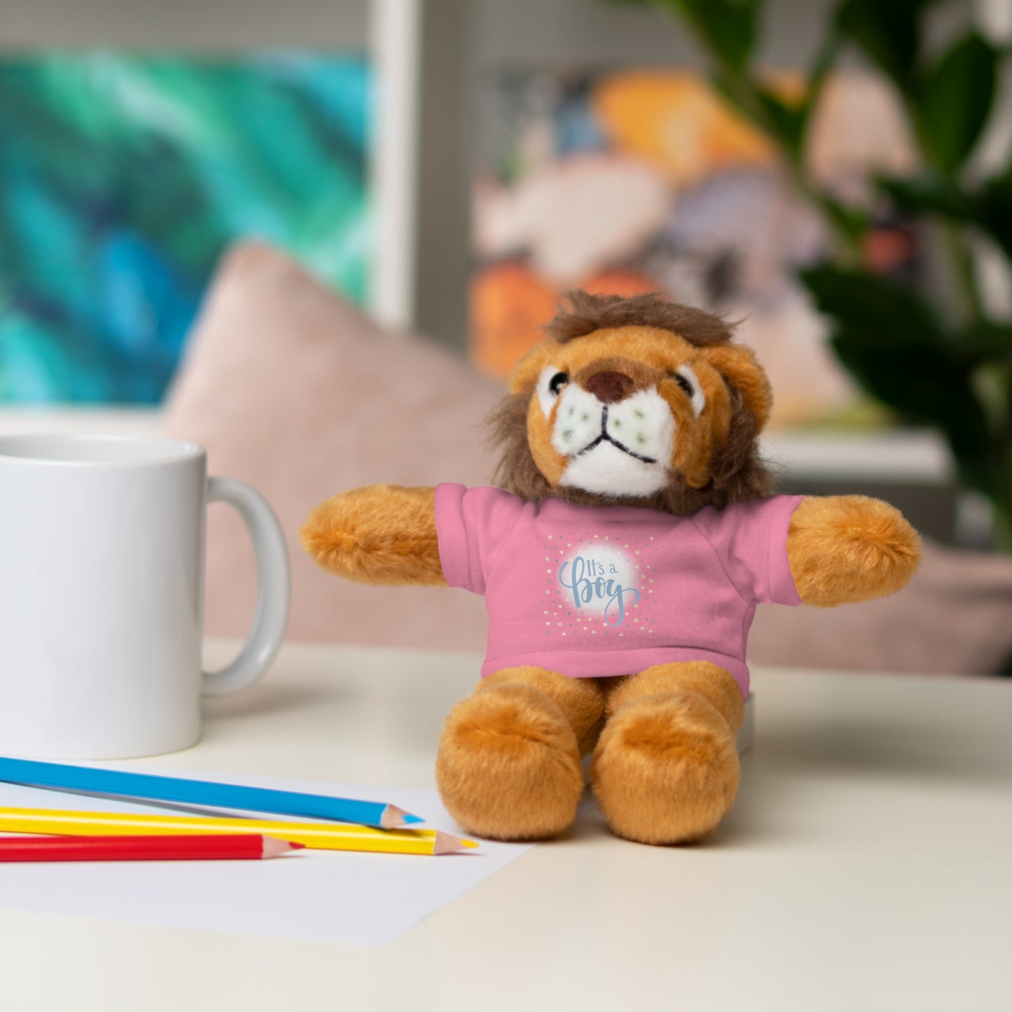 It’s a Boy | Plush Toy with T-Shirt (10 Colors, 6 Animals)