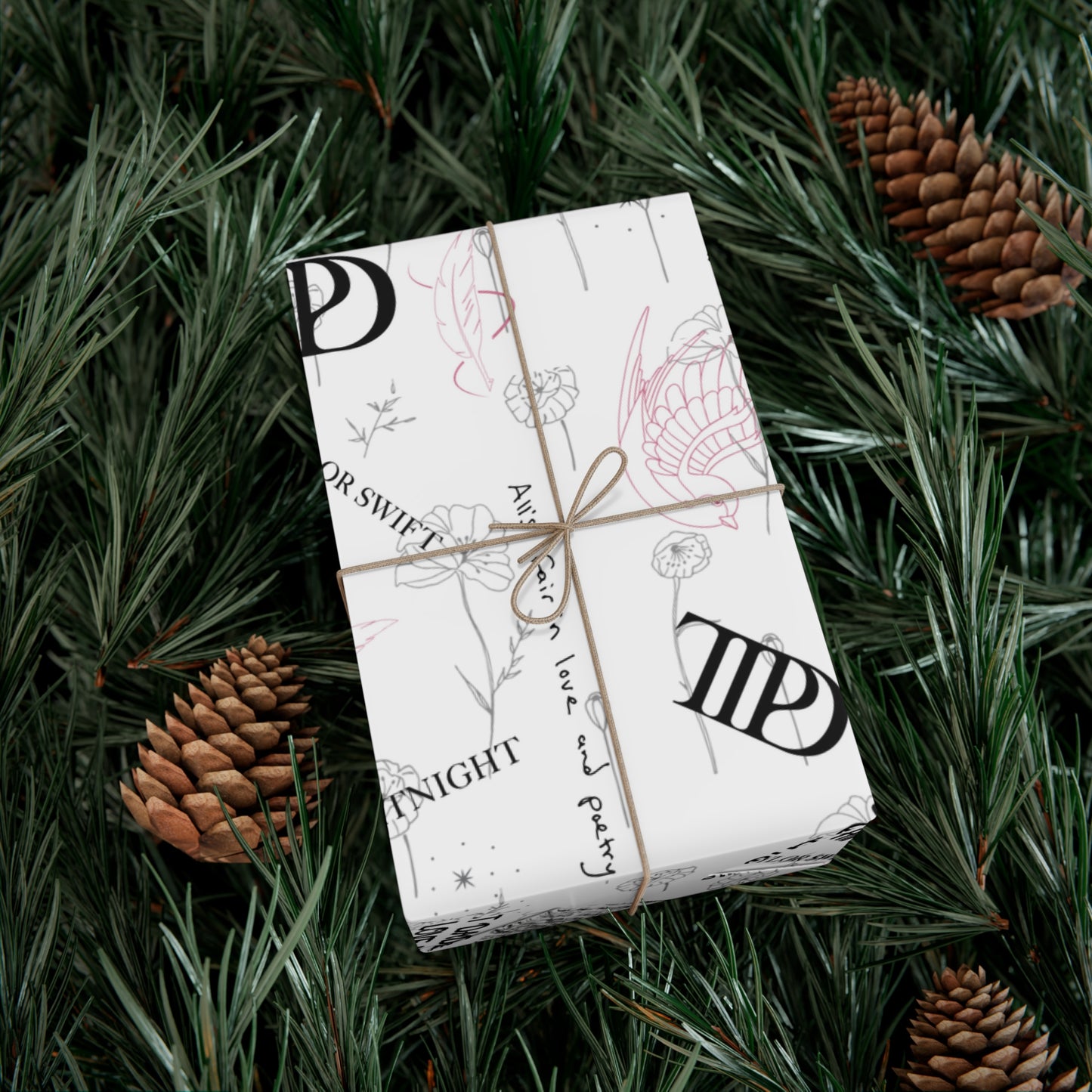 Tortured Poets | Silver | Wrapping Papers