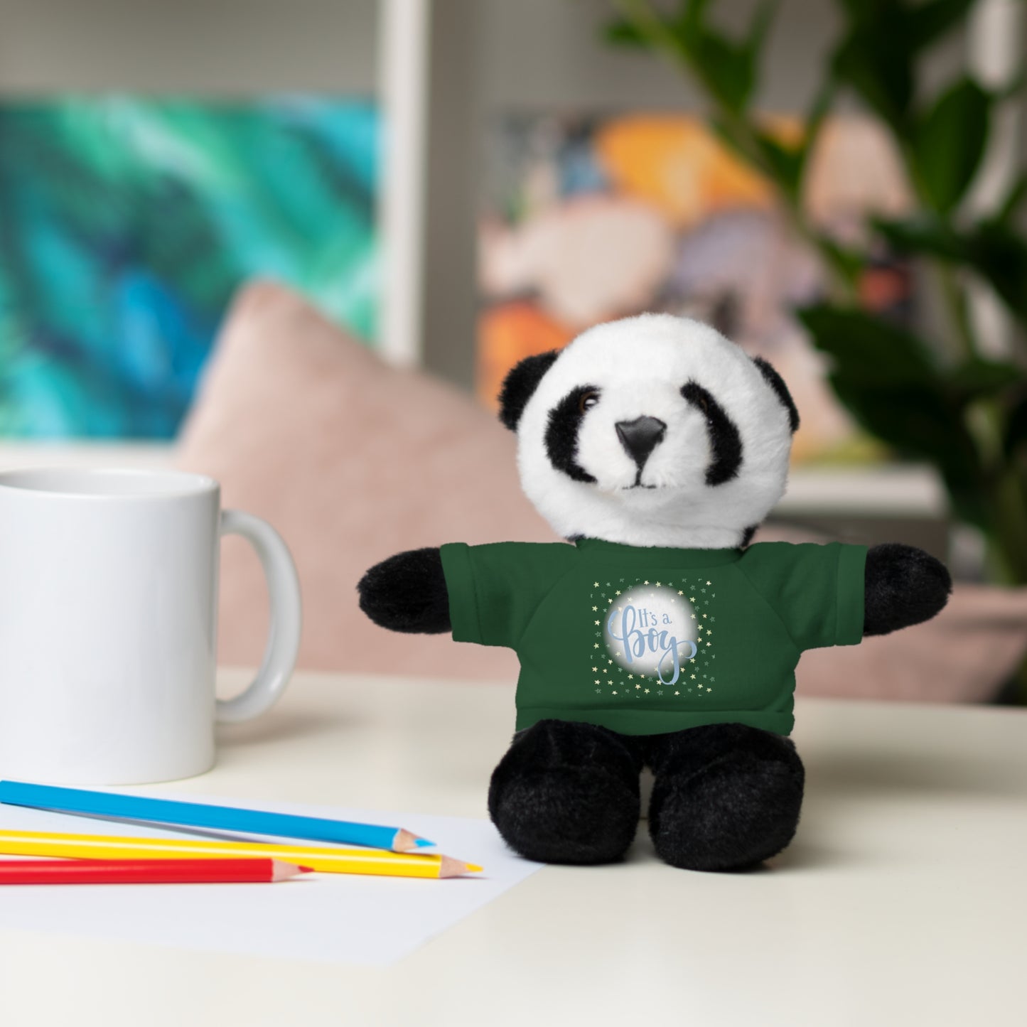 It’s a Boy | Plush Toy with T-Shirt (10 Colors, 6 Animals)